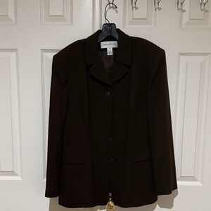 Jones New York Women's Dark Brown Blazer